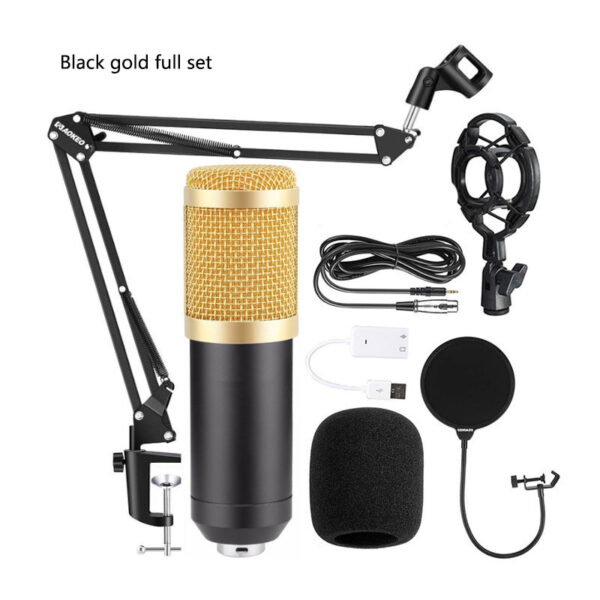 Bm800 Condenser Microphone Microphone V8 Sound  Diaphragm Live Broadcast Set