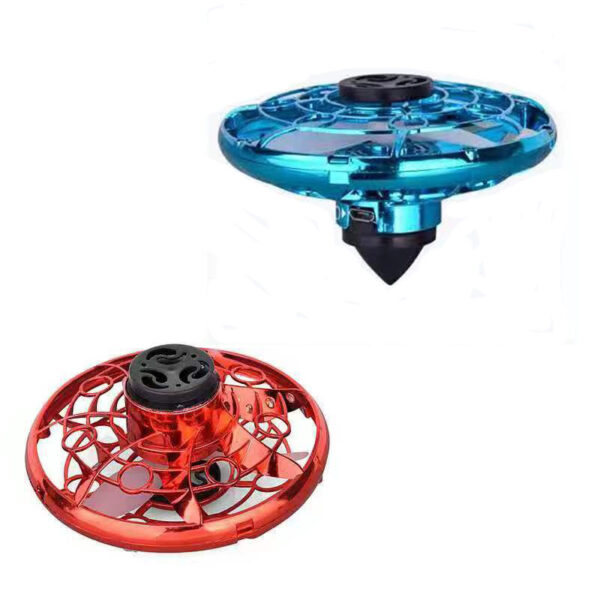 Flying Ball Fingertip Gyro Spin Creative Decompression Artifact Induction Luminous UFO Toy
