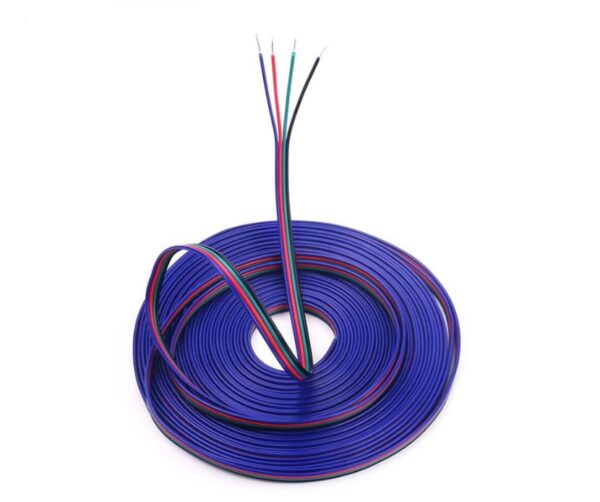 E-commerce Hot Sale 4pin Line RGB Colorful LED Light With Cable