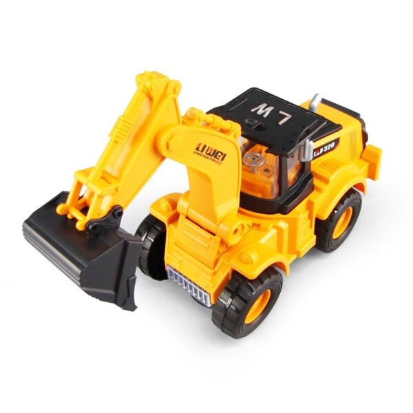 Children's Electric Excavator Toy Car Simulation Engineering Vehicle