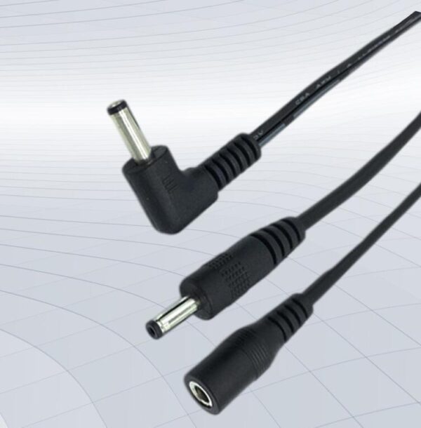 Black Copper Durable Conductive Strong Elbow DC Cable