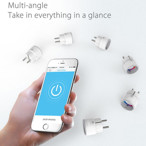WiFi Graffiti Smart Socket European Standard Alexa Voice APP