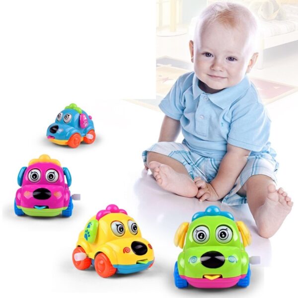 Children's Cartoon Animal Clockwork Small Toy Winding Car