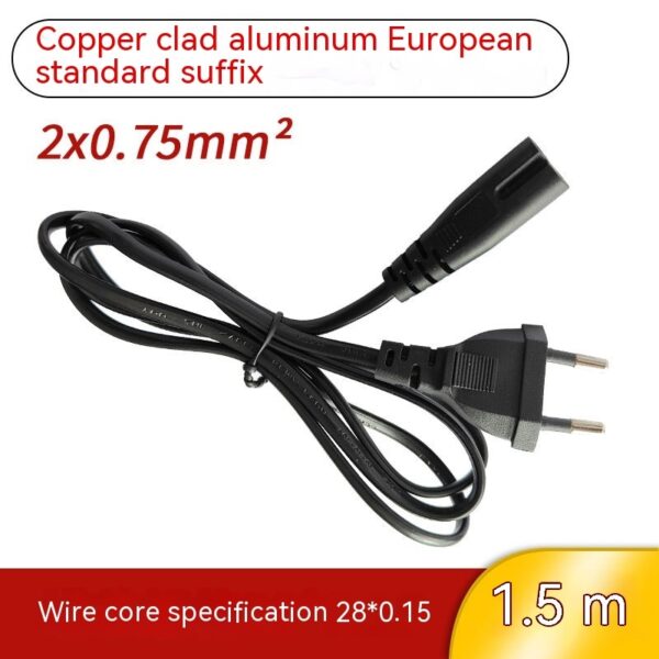 Copper-clad Aluminum European Standard Pure Copper Power Cord
