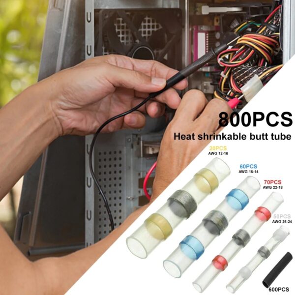 Pressure Free Heat Shrink Tubing Box Soldering Ring