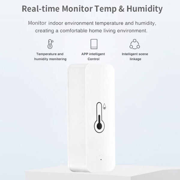 Tuya Smart Wifi Temperature And Humidity Detector