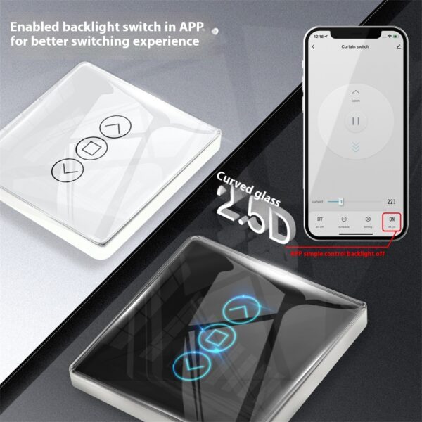 WiFi Graffiti Smart Curtain 25D Control Panel
